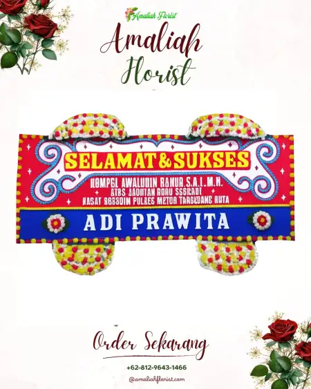 Papan Bunga Ucapan Selamat Sitimulyo